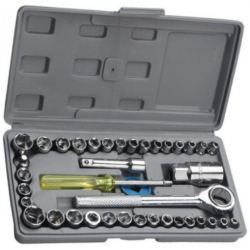 Trusa 40 piese Tubulare  si clichet