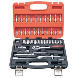 Trusa 46 Piese chei tubulare si biti 