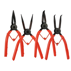 Trusa 4 clesti pentru sigurante cu varfuri diferite