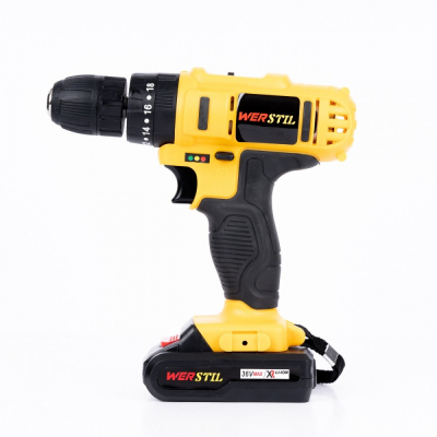 Trusa Bormasina/Autofiletanta cu percutie  110 piese 24 V cu 2 acumulatori si incarcator