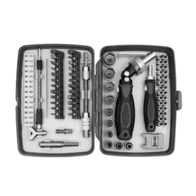 Trusa de Biti si Tubulare cu Clichet 70 piese Andowl Q LS9902