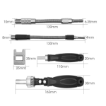 Trusa de Biti si Tubulare cu Clichet 70 piese Andowl Q LS9902