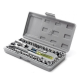 Trusa de chei tubulare 40 de piese sistem metric si SAE cutie gri
