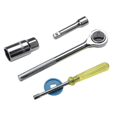 Trusa de chei tubulare 40 de piese sistem metric si SAE cutie gri