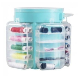 Trusa de cusut si croitorie  portabila  cu 210 accesorii