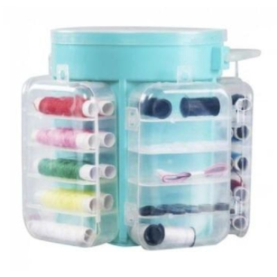 Trusa de cusut si croitorie, portabila, cu 210 accesorii