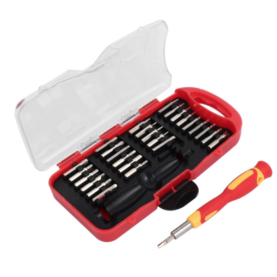 Trusa surubelnita 29 piese cu biti interschimbabili maner cauciuc