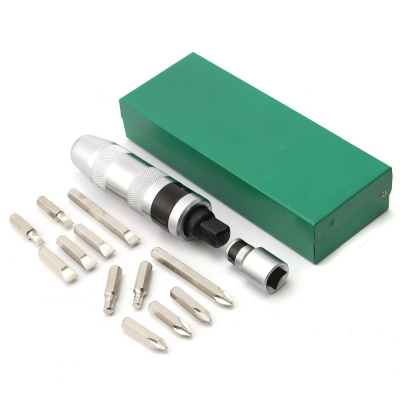 Trusa Surubelnita de impact 14 piese cu 12 biti metalici surubelnita si adaptor