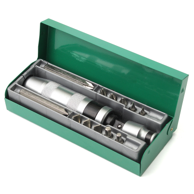 Trusa Surubelnita de impact 14 piese cu 12 biti metalici surubelnita si adaptor