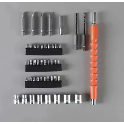 Trusa surubelnita electrica fara fir cu accesorii 1800mah maner ajustabil