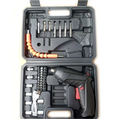 Trusa surubelnita electrica fara fir cu accesorii 1800mah maner ajustabil