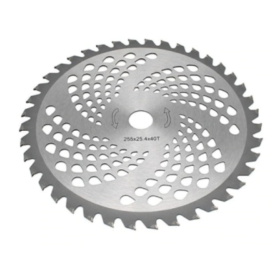 UB Disc cu dinti vidia 255x25.4x40T pentru motocoasa ONDULAT model ROTUND MX1024