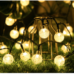 UB Ghirlanda Solara 20 GLOBULETE 2.5m Lumina Calda de Exterior