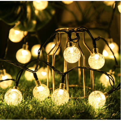 UB Ghirlanda Solara 20 GLOBULETE 2.5m Lumina Calda de Exterior