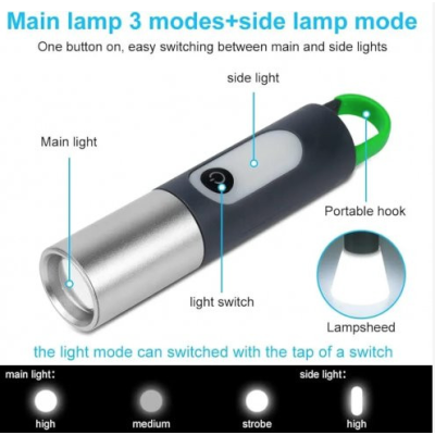 UB Lanterna reincarcabila prin USB Digital Thunder XST 836