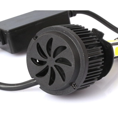 UB Set 2 leduri H4 cu doua faze 360 grade 4 fete luminoase alb putere 200W temperatura 6000k