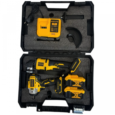 UB Trusa de Scule Werstil  Pistol de Impact 320 Nm si Polizor Unghiular 2 Acumulatori 36 V 5 AH IRA