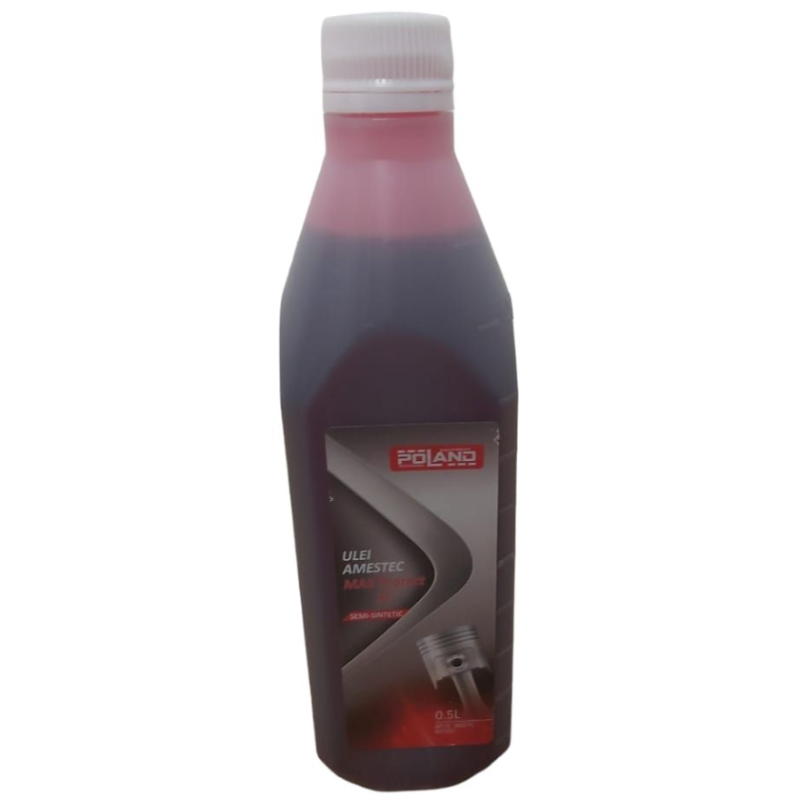 Ulei amestec semisintetic 2T rosu 500 ml