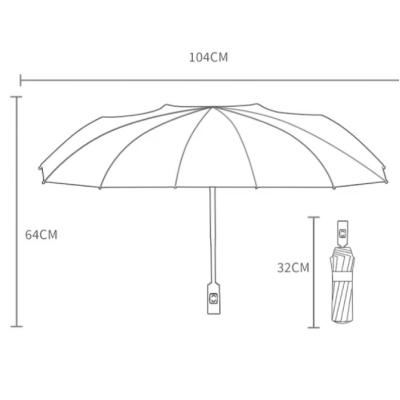 Umbrela telescopica automata BEJ impermeabila protective UV