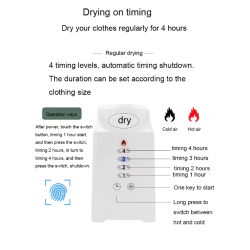 Umeras haine/pantofi cu functie de uscator electric