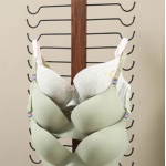 Umeras pliabil din lemn si otel cu 12 suporturi pentru sutien