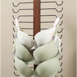 Umeras pliabil din lemn si otel cu 12 suporturi pentru sutien