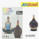 Umidificator Andowl Q XJ205 aromaterapie 120ml lumina RGB