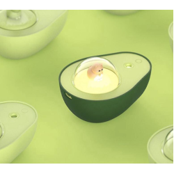 Umidificator AVOCADO 210ml 138x102x86mm portabil cu lumina de noapte