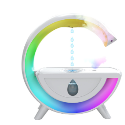Umidificator cu lumina RGB T00KS antigravitatie aromaterapie