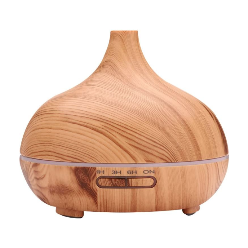 Umidificator de Aer 300ml LED model NATURAL WOOD Difuzor