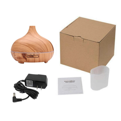 Umidificator de Aer 300ml LED model NATURAL WOOD Difuzor