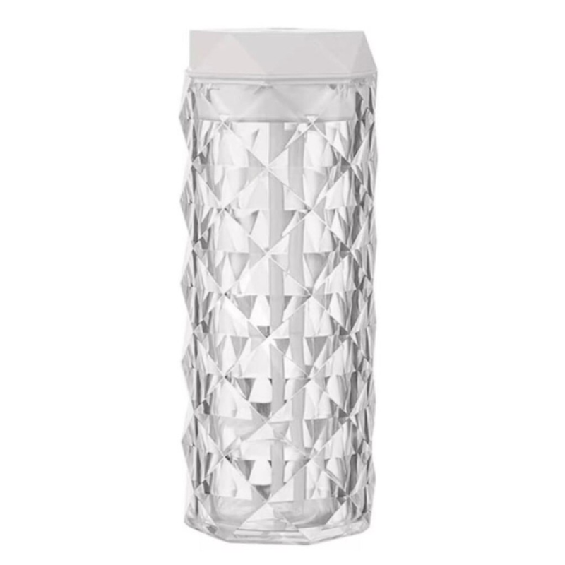 Umidificator de aer tip lampa decorativa cu lumini LED crystal