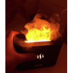 Umidificator Ultrasonic Cu Efect Flacara Silentios Negru