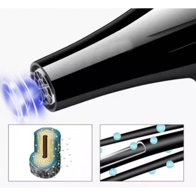 Uscator de par Andowl Q F661 putere 2200W portabil cu ioni negativi