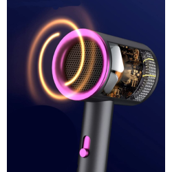 Uscator de Par Q M068 Putere 1200W Tehnologie Ionica 3 Trepte de Temperatura