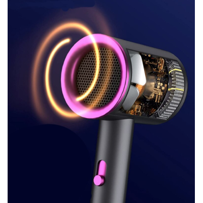 Uscator de Par Q M068 Putere 1200W Tehnologie Ionica 3 Trepte de Temperatura