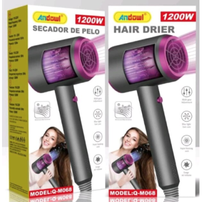 Uscator de Par Q M068 Putere 1200W Tehnologie Ionica 3 Trepte de Temperatura