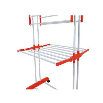 Uscator de rufe vertical pliabil cu suport de umerase Portocaliu