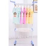 Uscator pentru rufe cu 3 nivele si suport pentru umerase  dimensiuni 75x64x170cm