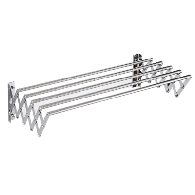 UB Uscator rufe din aluminiu retractabil cu prindere in perete si 5 bare