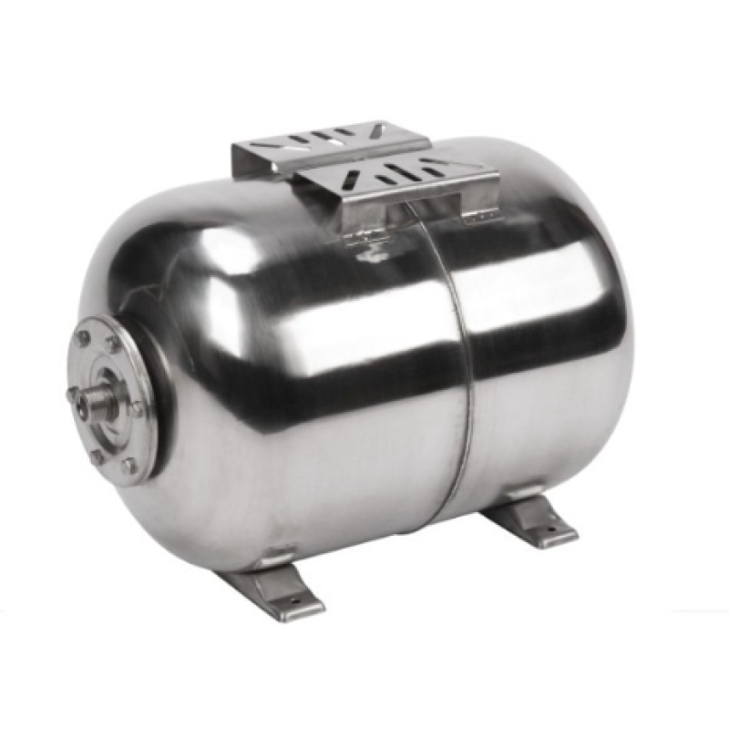 Vas expansiune hidrofor ORIZONTAL 50 litri, INOX 6 bari- membrana inclusa MX892