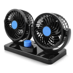 Ventilator Auto Dublu Alimentare La Priza Masinii De 12V Foarte Silentios 2 Trepte De Viteza Mars 304