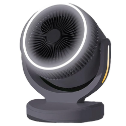 Ventilator de birou cu 3 trepte de viteza rotire 360 grade silentios