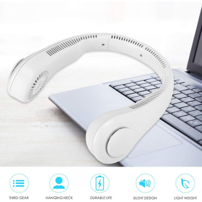 Ventilator pentru gat cu 3 trepte de viteza reincarcabil 