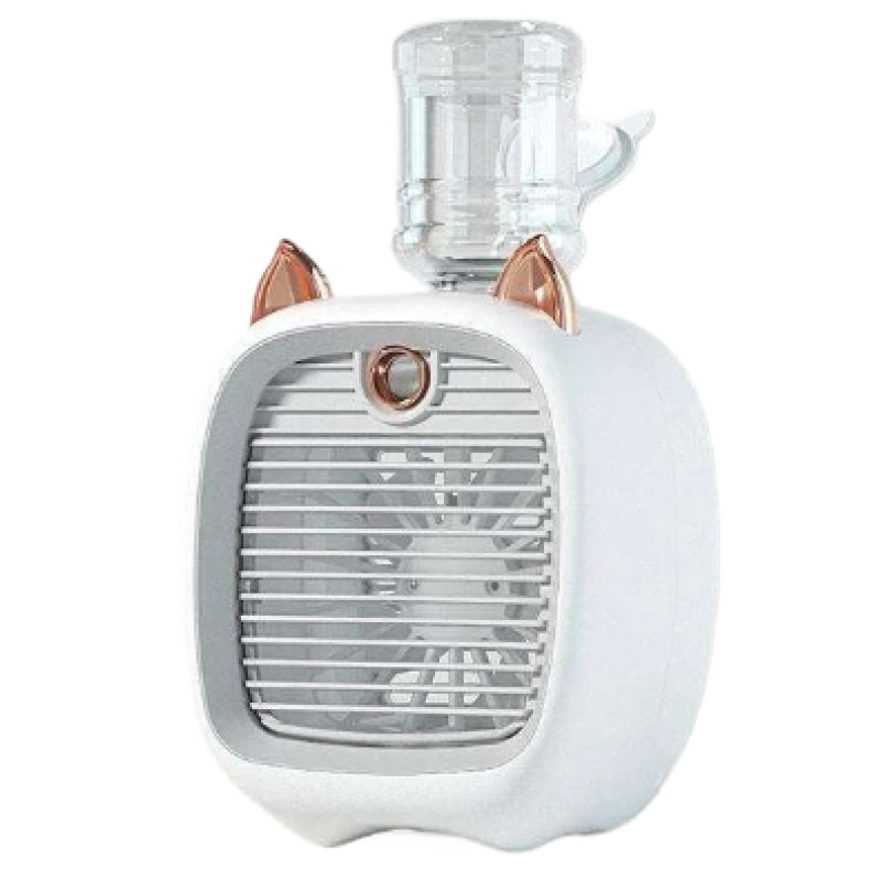 Ventilator portabil reincarcabil cu pulverizator de apa Andowl Q HF2