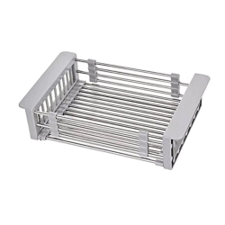 Vesela Multifunctionala Extensibila 30-44 x 21.5 x 9 cm Inox si Polipropilena