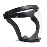 Viziera transparenta anti aburire Policarbonat Negru