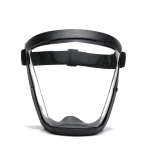 Viziera transparenta anti aburire Policarbonat Negru