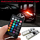 Set 2 Becuri T10 LED 12v RGB Cu Telecomanda Auto RU