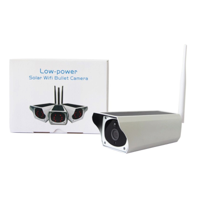 Camera solara HD pentru exterior microfon si speaker incorporat